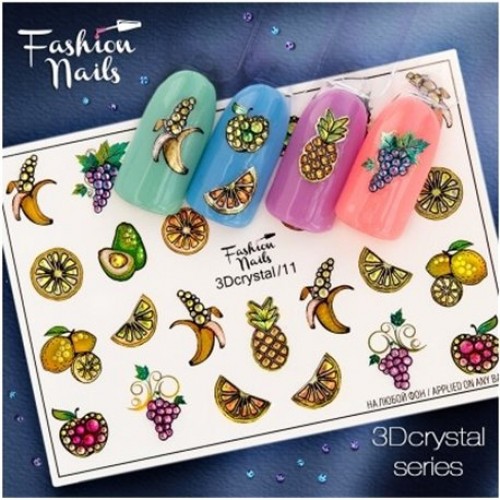 FASHION NAILS CRYSTAL 3D SLIDER 11